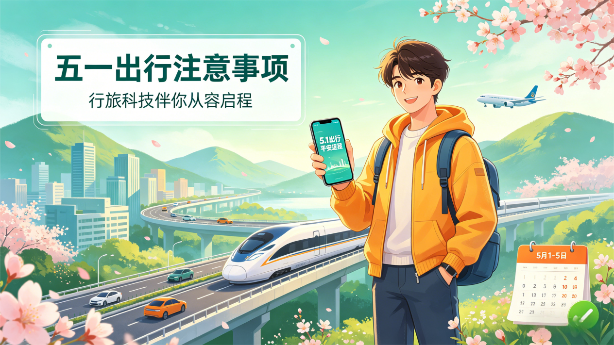 五一出行注意事项|行旅科技伴你从容启程,平安返程