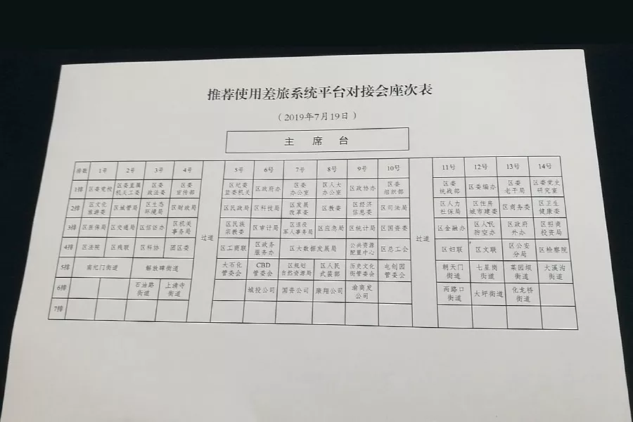 重庆市渝中区机关事务管理局召开推荐使用行旅差旅系统平台说明会
